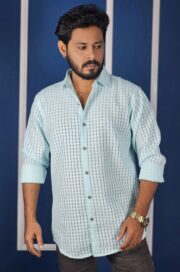 প্রিমিয়াম চেরি ফেব্রিক  ফুলহাতা শার্ট