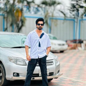বরবাদ প্রিমিয়াম  র্শাট । Borbaad Premium Shirt -white