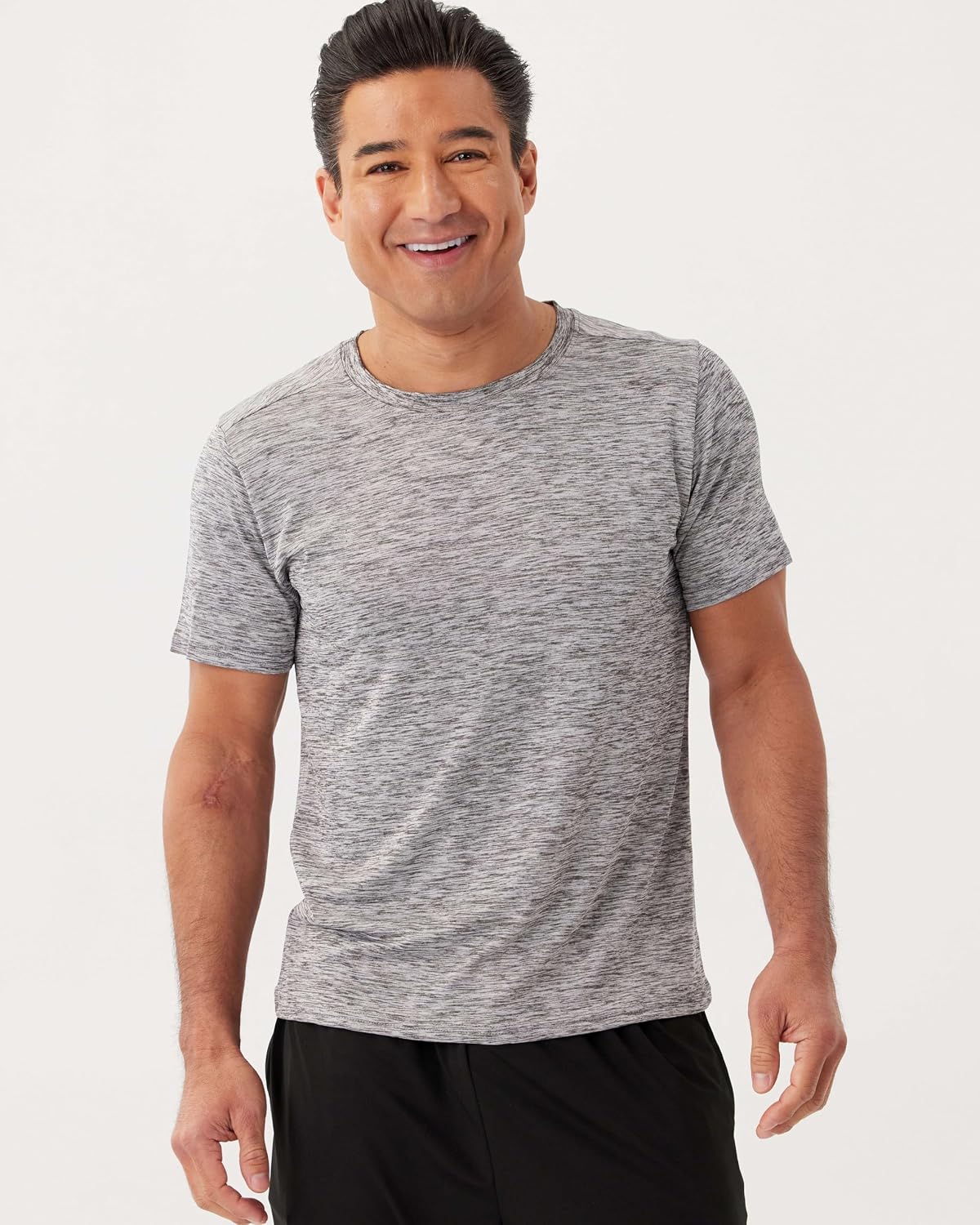 5 Pack Men's Short Sleeve Crew Neck Athletic Tees - Image 9
