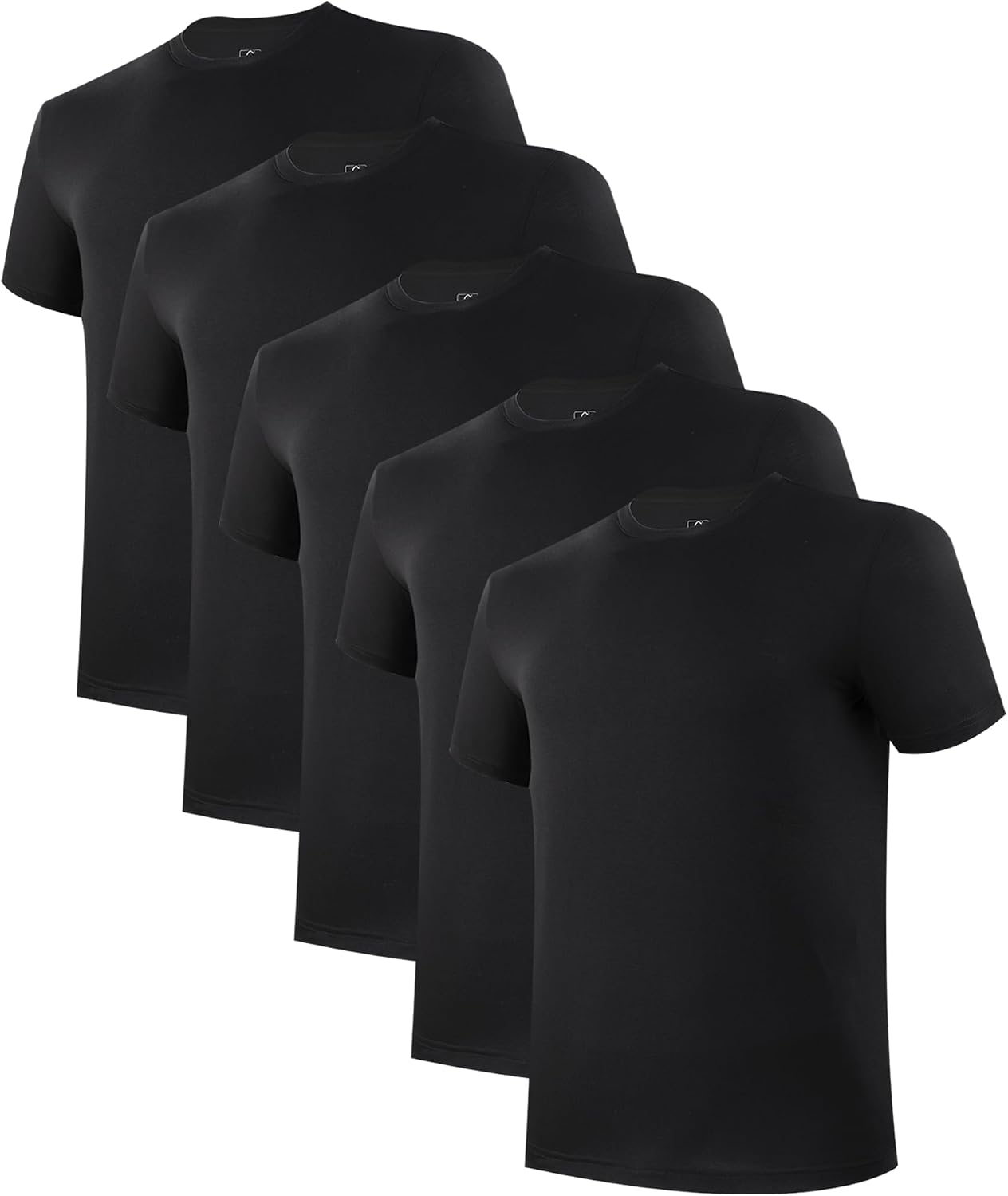 Men's Bamboo Blend Crew Neck Undershirts, 3-Pack - Image 7