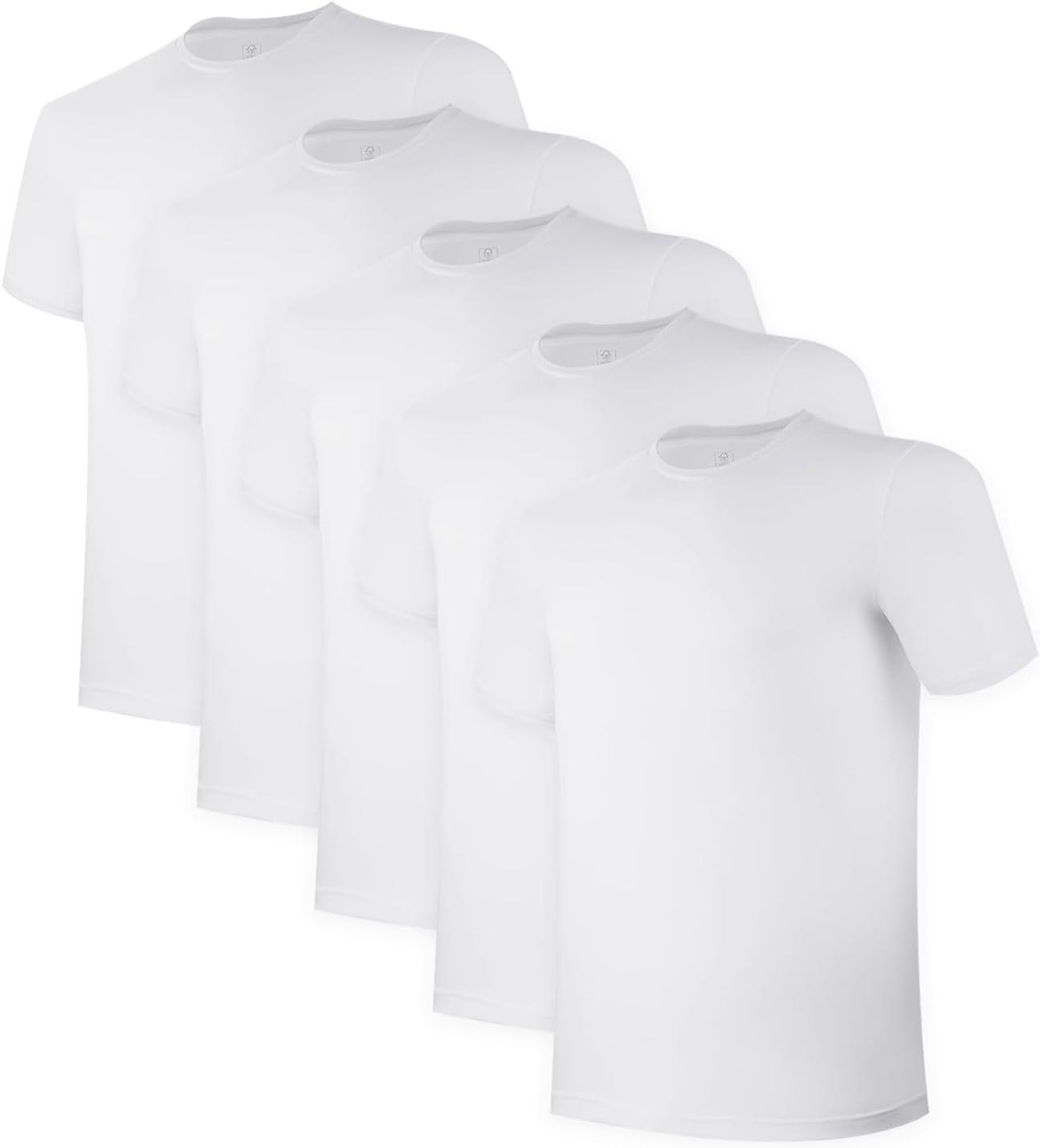 Men's Bamboo Blend Crew Neck Undershirts, 3-Pack - Image 8