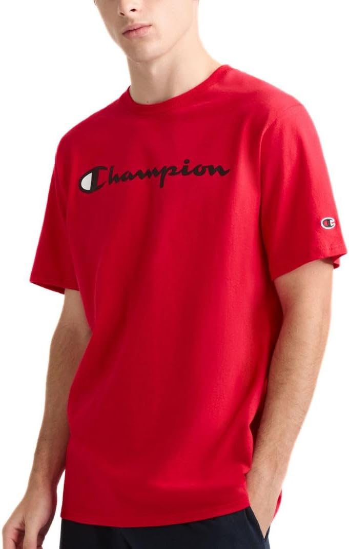 Men's Maroon Short Sleeve Graphic T-Shirt, Cotton Blend - Image 8