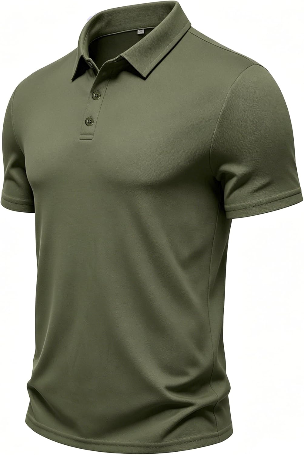 Men's Collared Pique Polo Shirt, Short Sleeve, Quick Dry - Image 11
