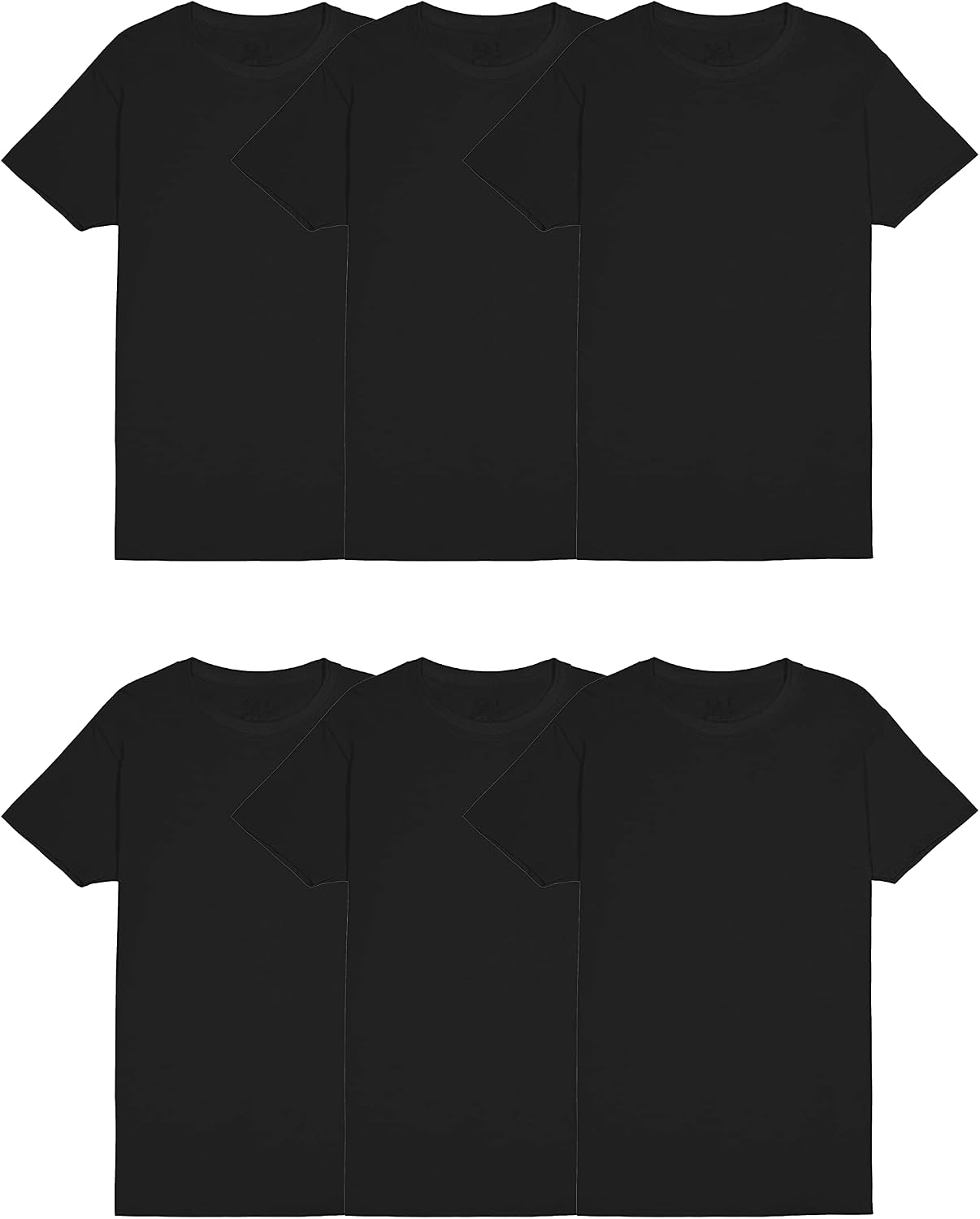Men's Assorted Crew Neck T-Shirts, Moisture-Wicking, 6-Pack - Image 9