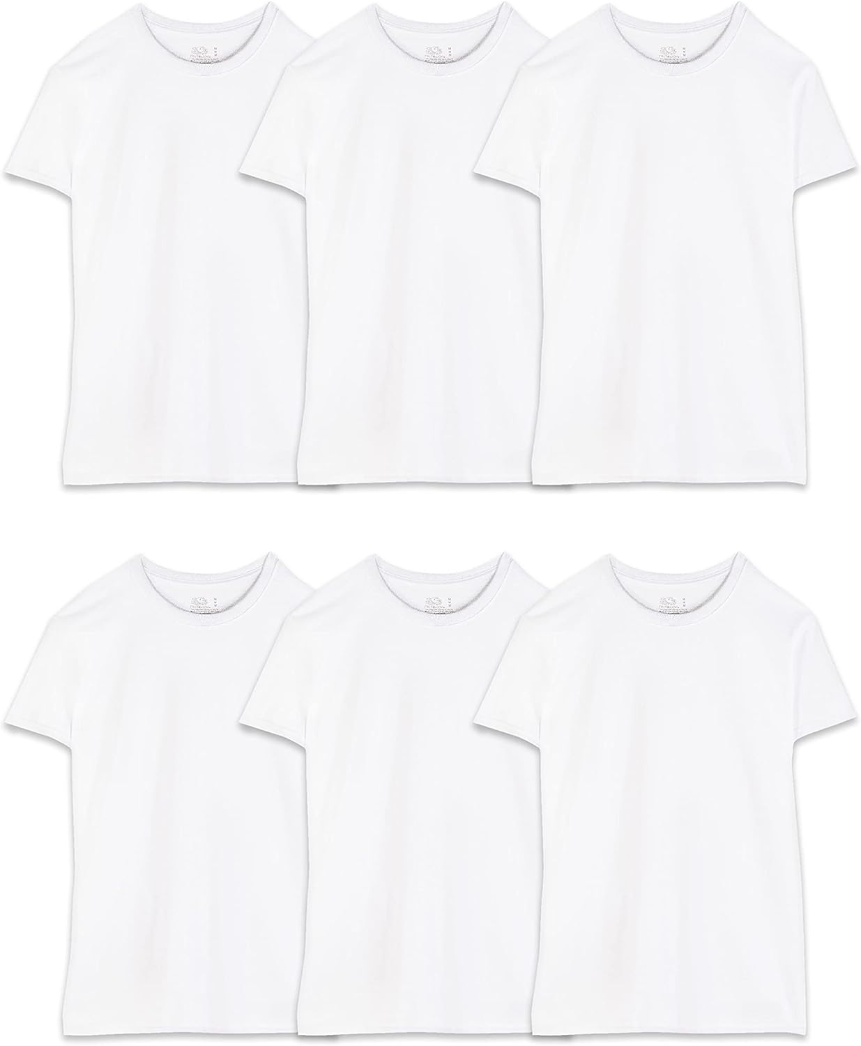 Men's Assorted Crew Neck T-Shirts, Moisture-Wicking, 6-Pack - Image 7