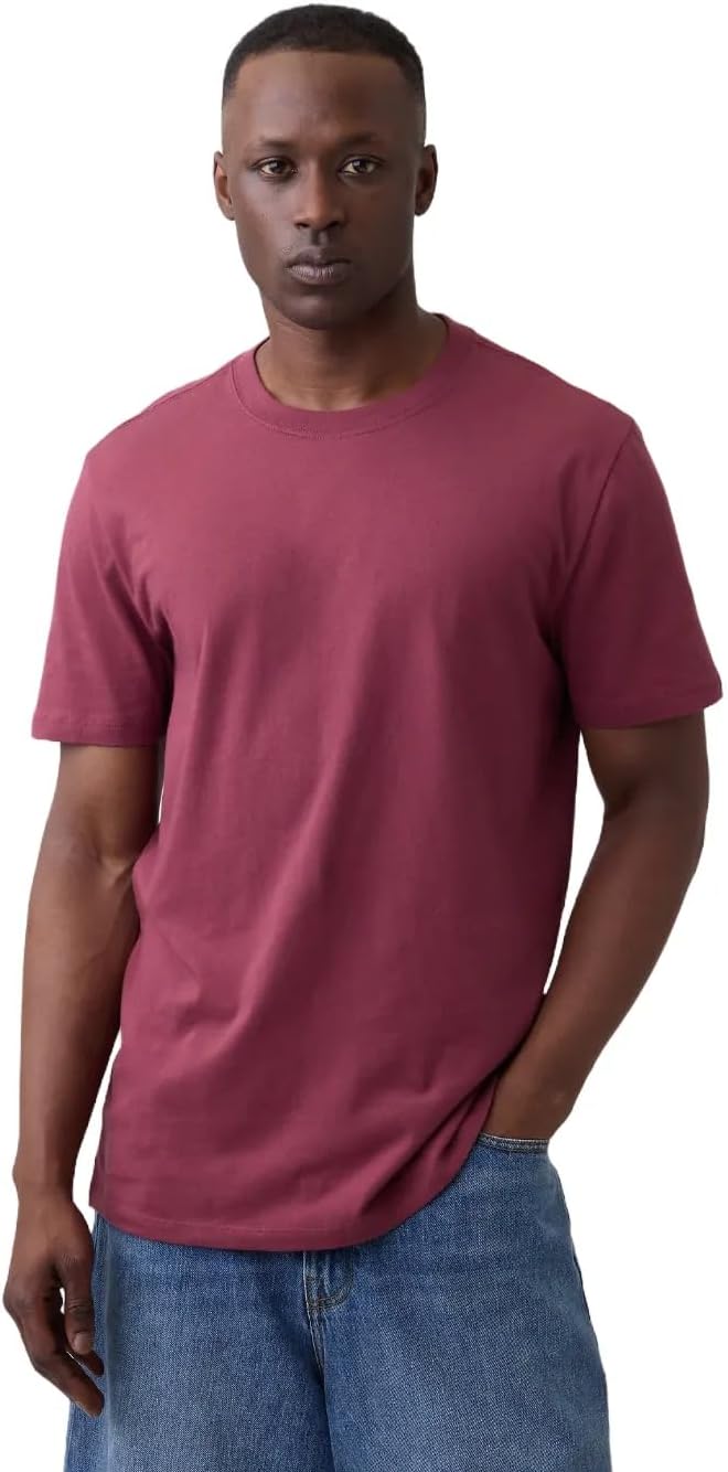 Men's Everyday Crewneck T-Shirt, Soft Cotton Blend - Image 49