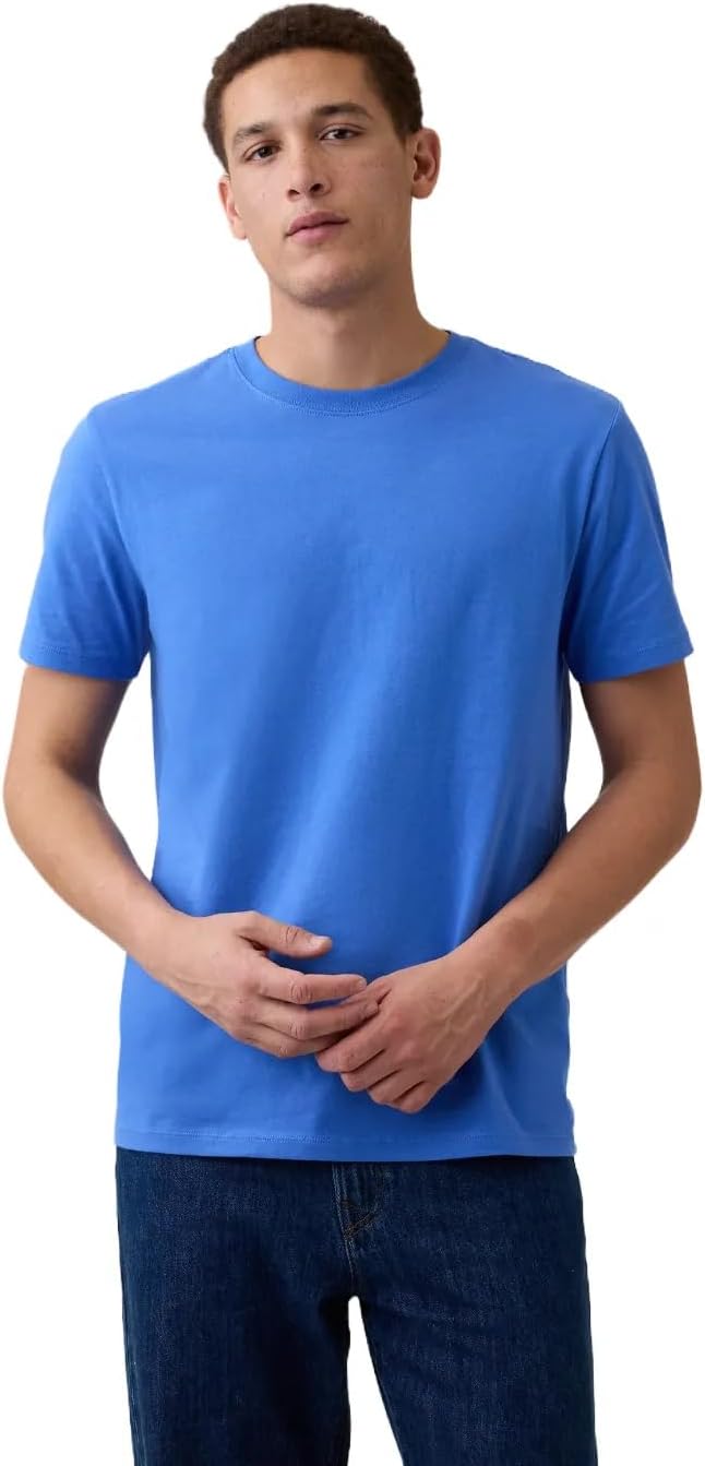 Men's Everyday Crewneck T-Shirt, Soft Cotton Blend - Image 46