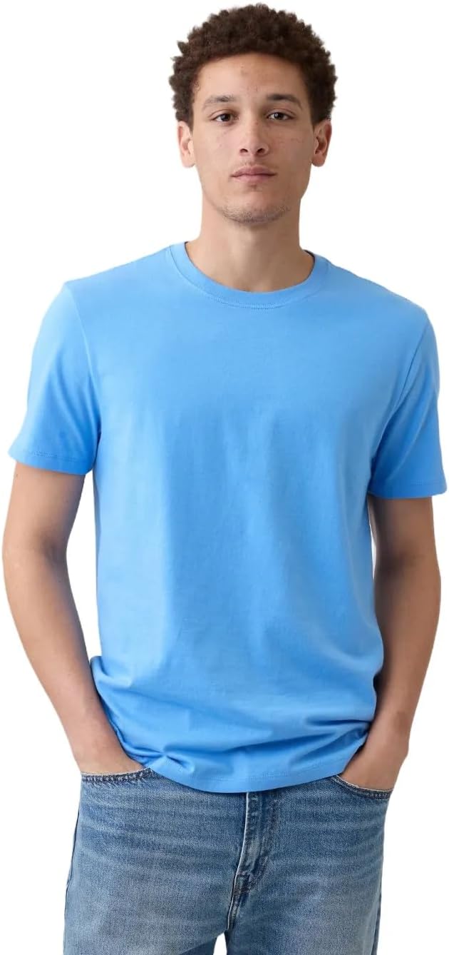 Men's Everyday Crewneck T-Shirt, Soft Cotton Blend - Image 58