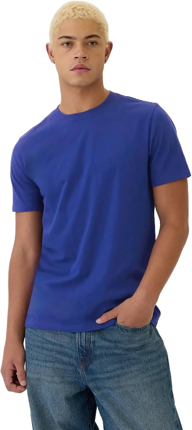 Men's Everyday Crewneck T-Shirt, Soft Cotton Blend - Image 59