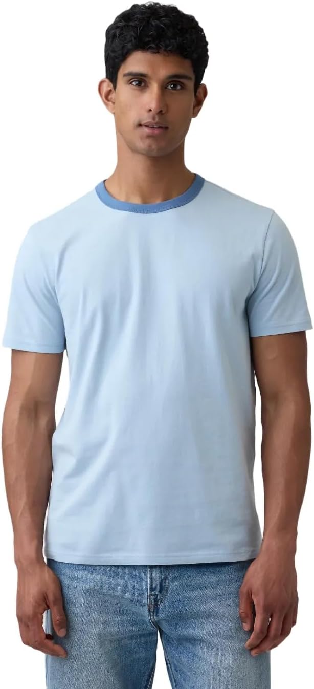 Men's Everyday Crewneck T-Shirt, Soft Cotton Blend - Image 63