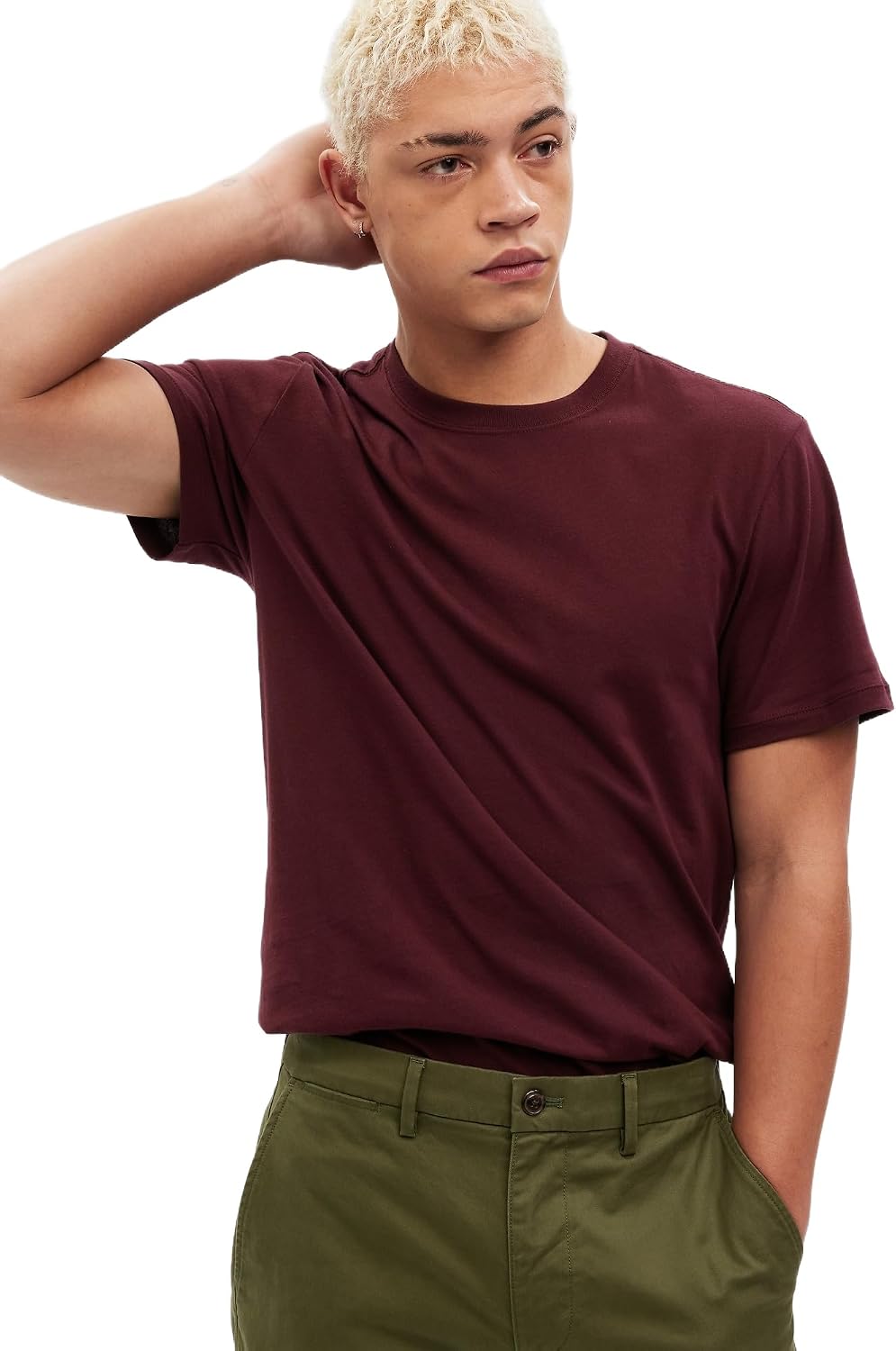Men's Everyday Crewneck T-Shirt, Soft Cotton Blend - Image 64