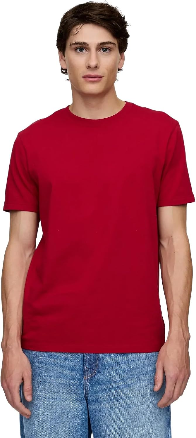 Men's Everyday Crewneck T-Shirt, Soft Cotton Blend - Image 69