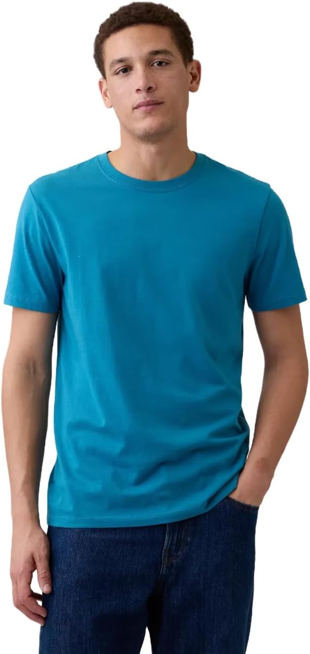 Men's Everyday Crewneck T-Shirt, Soft Cotton Blend - Image 74