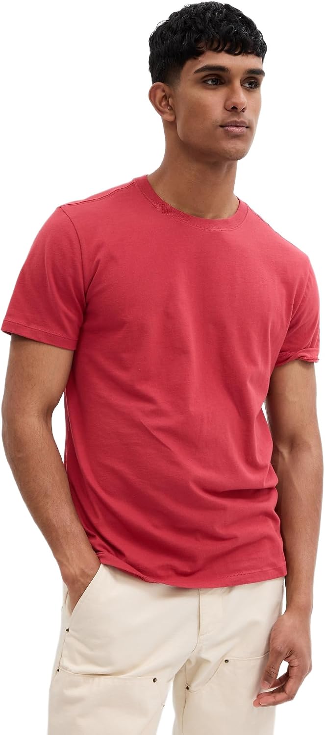 Men's Everyday Crewneck T-Shirt, Soft Cotton Blend - Image 43