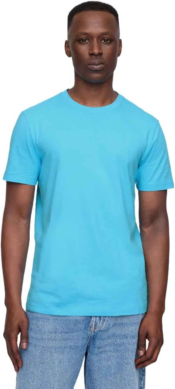Men's Everyday Crewneck T-Shirt, Soft Cotton Blend - Image 38