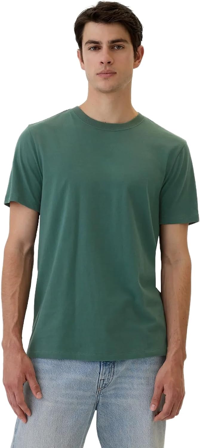 Men's Everyday Crewneck T-Shirt, Soft Cotton Blend - Image 42