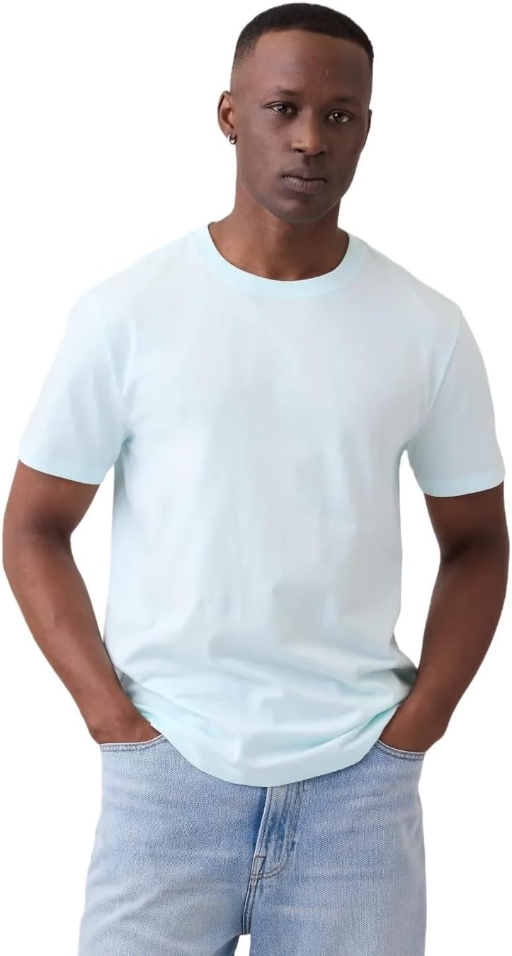 Men's Everyday Crewneck T-Shirt, Soft Cotton Blend - Image 56