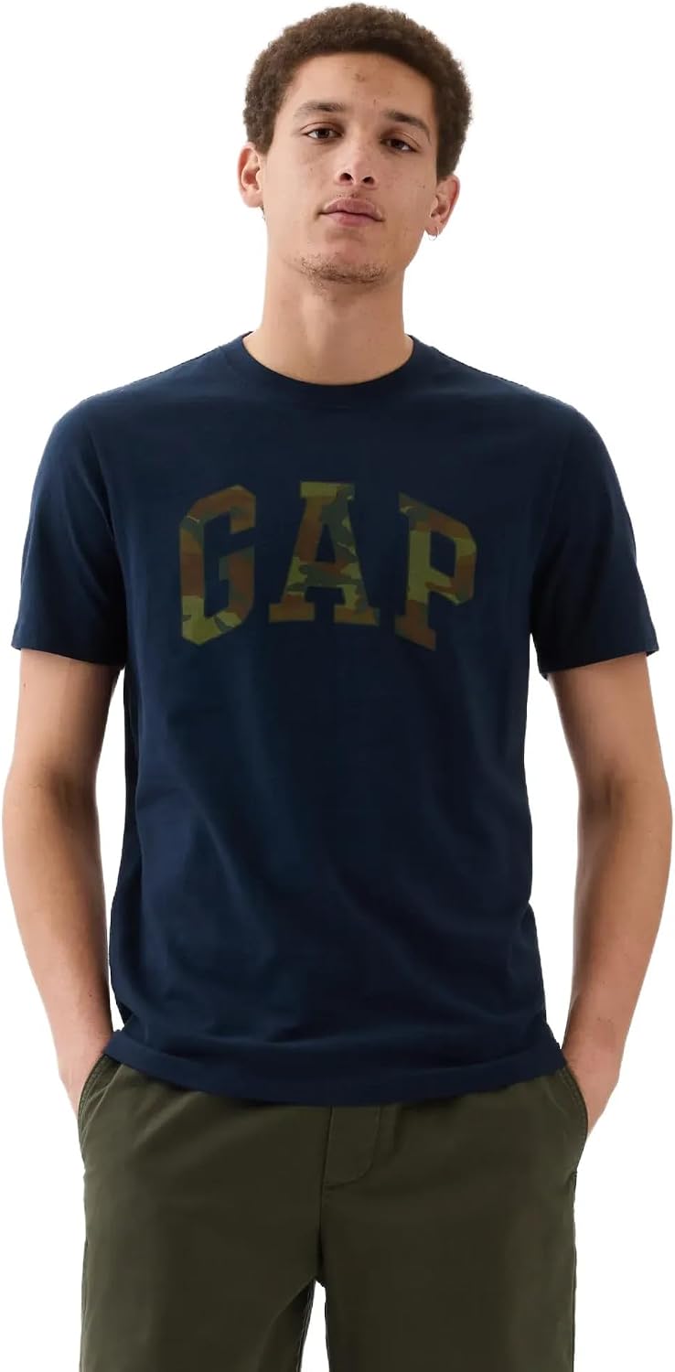 Men's Solid Black Cotton Blend Logo Graphic T-Shirt - Image 46