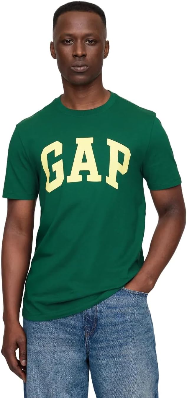 Men's Solid Black Cotton Blend Logo Graphic T-Shirt - Image 14