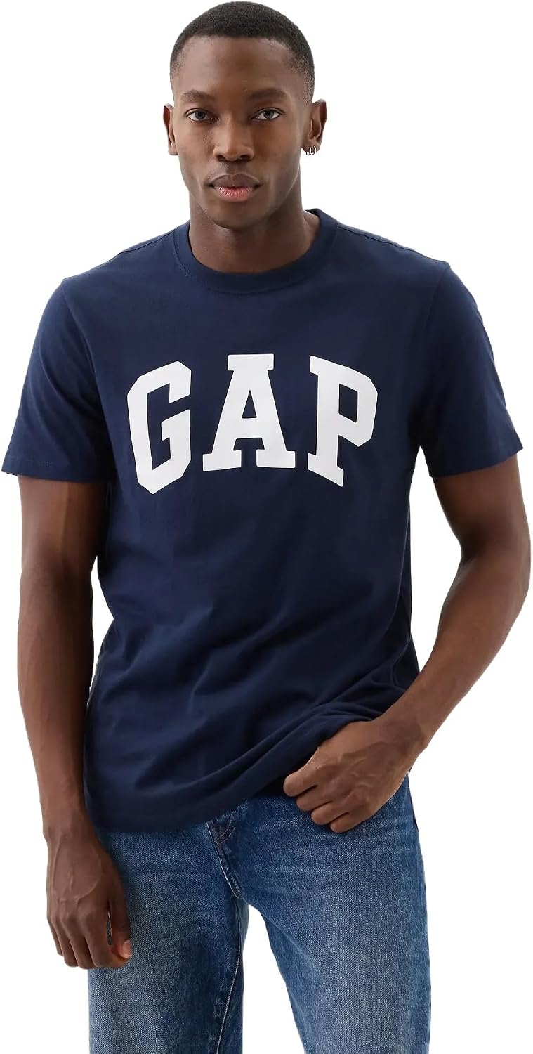 Men's Solid Black Cotton Blend Logo Graphic T-Shirt - Image 7