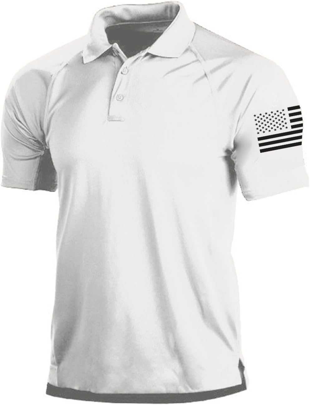 Men's Short Sleeve Polo, Graphic Print, Polyester Blend - Image 32