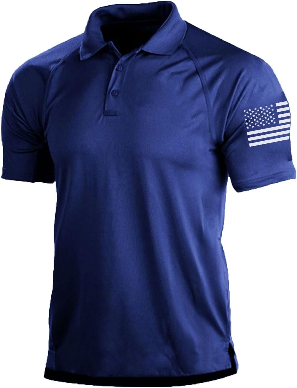 Men's Short Sleeve Polo, Graphic Print, Polyester Blend - Image 25