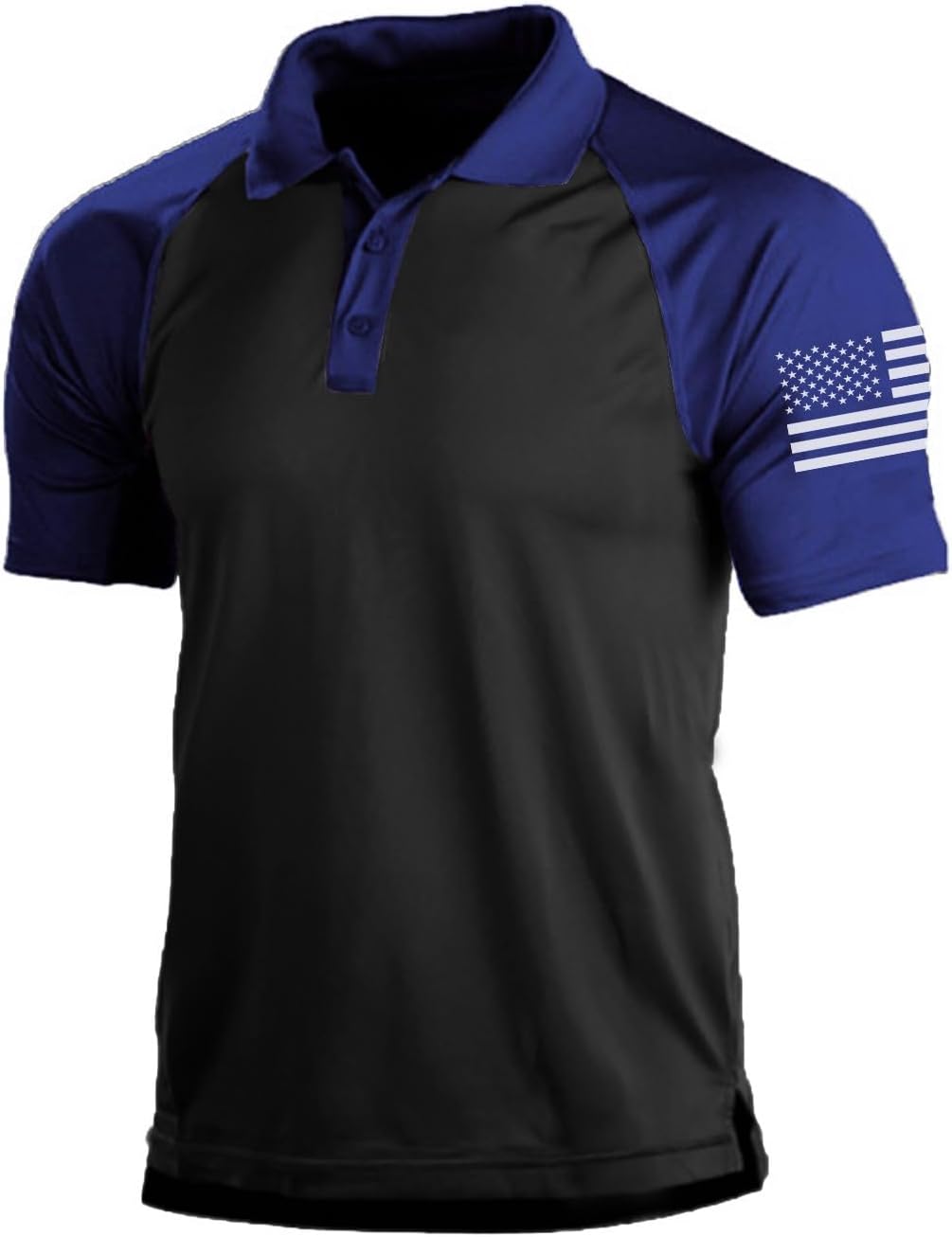 Men's Short Sleeve Polo, Graphic Print, Polyester Blend - Image 30