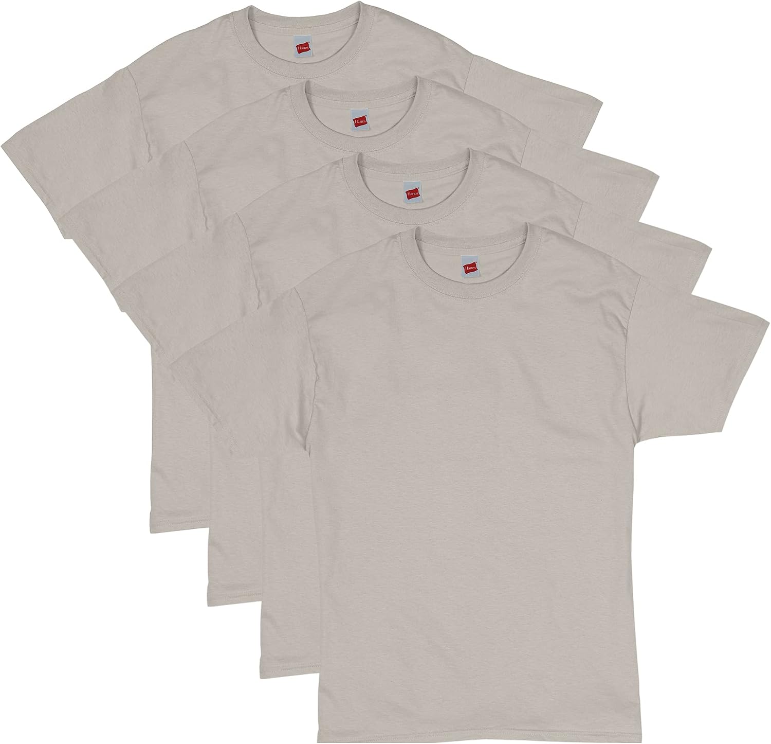 Men's Black Cotton Crewneck T-Shirts, Short Sleeve, Multi-Pack - Image 19