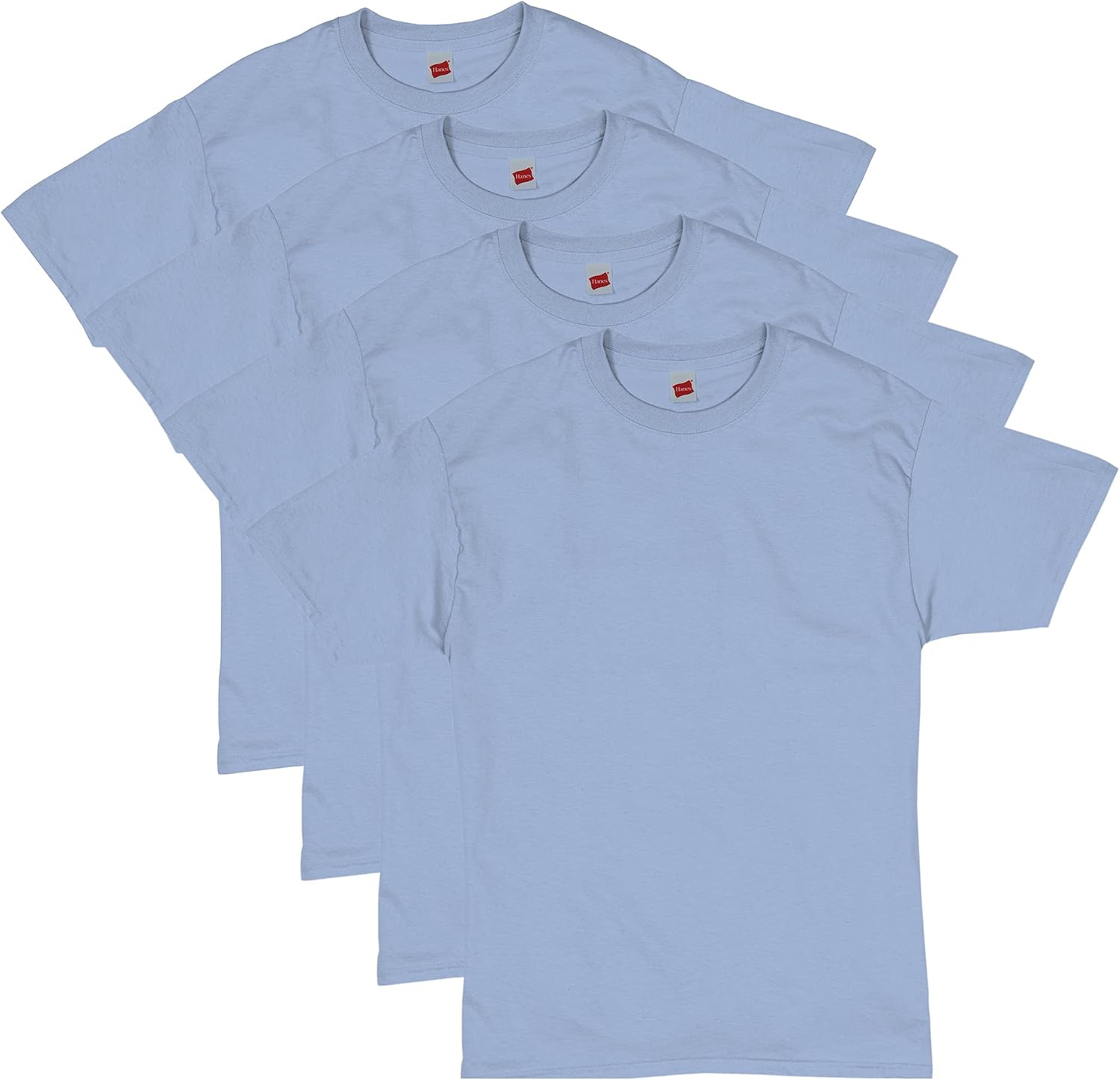 Men's Black Cotton Crewneck T-Shirts, Short Sleeve, Multi-Pack - Image 30