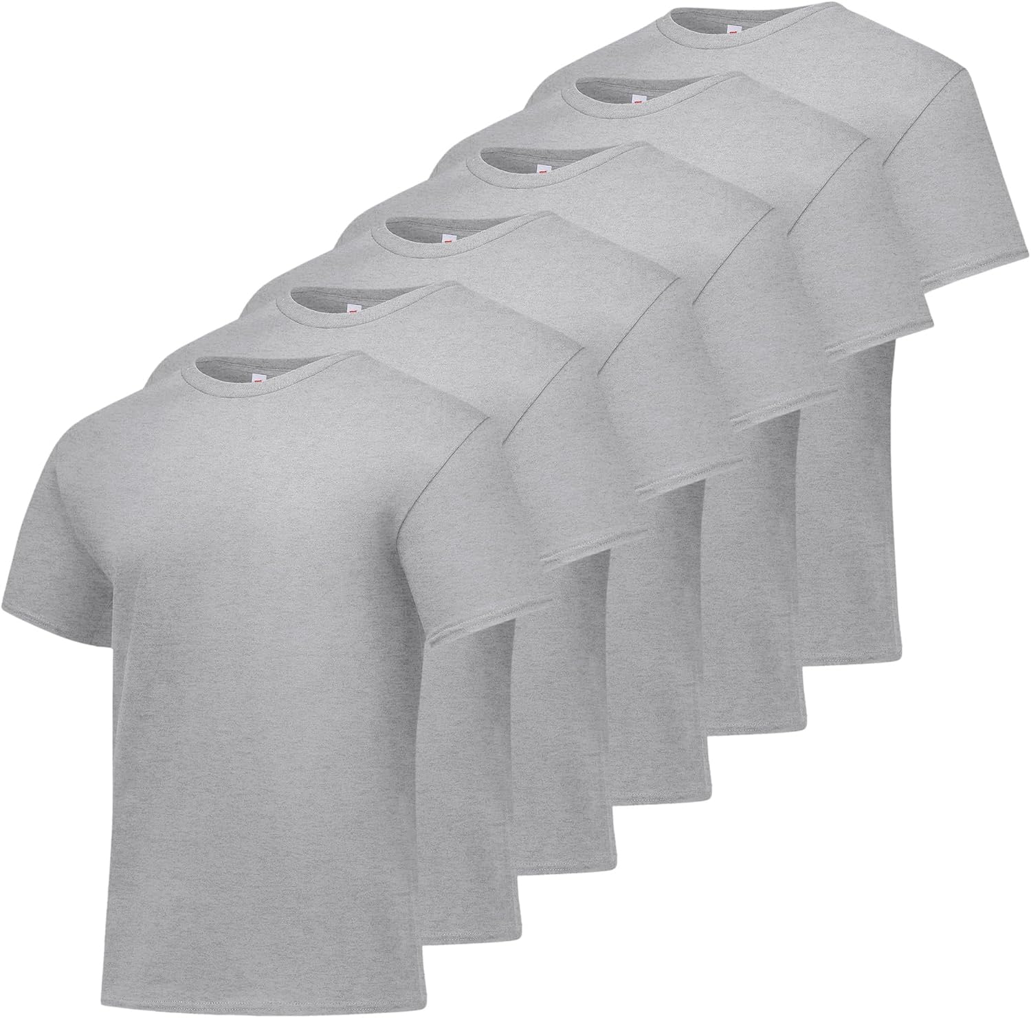 Men's Black Cotton Crewneck T-Shirts, Short Sleeve, Multi-Pack - Image 17