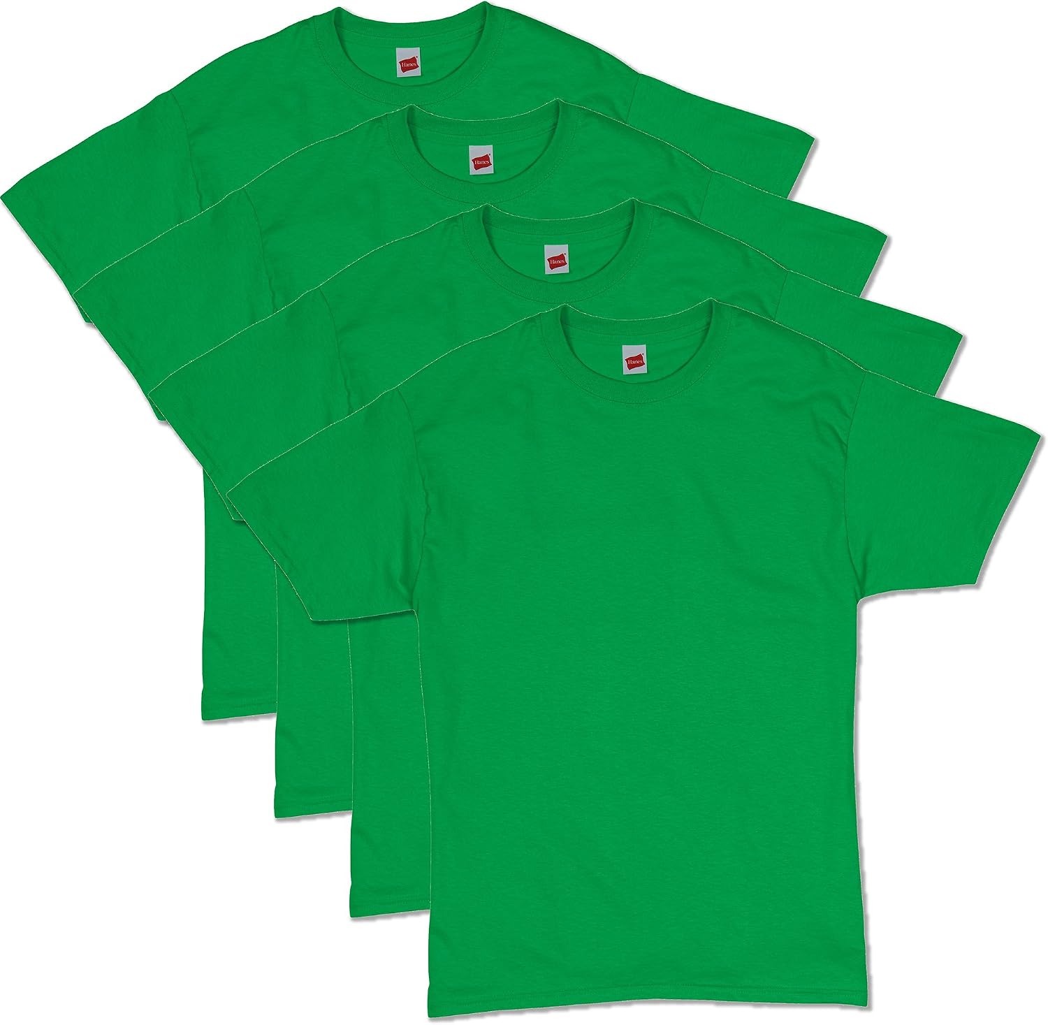 Men's Black Cotton Crewneck T-Shirts, Short Sleeve, Multi-Pack - Image 32