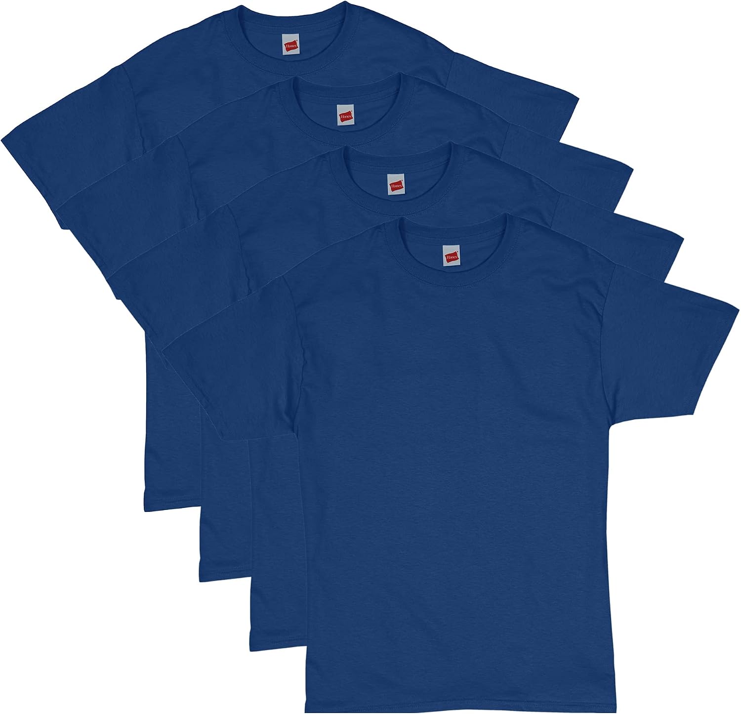 Men's Black Cotton Crewneck T-Shirts, Short Sleeve, Multi-Pack - Image 15