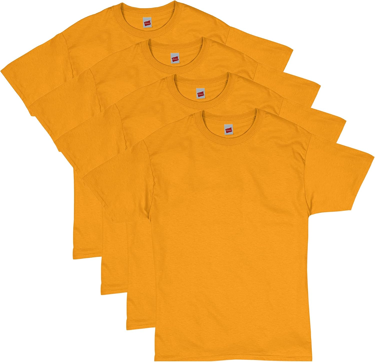 Men's Black Cotton Crewneck T-Shirts, Short Sleeve, Multi-Pack - Image 23