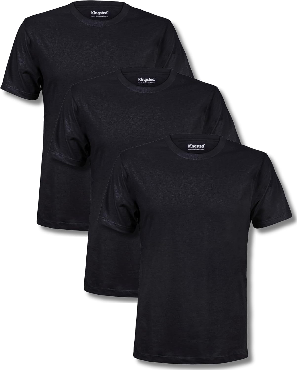 Men's Cotton Blend T-Shirts, Short Sleeve, Assorted 4-Pack - Image 33