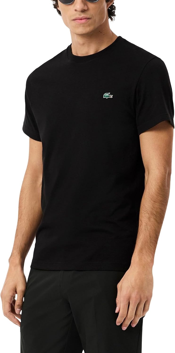 Men's White Short Sleeve T-Shirt, Cotton Blend Fabric - Image 13