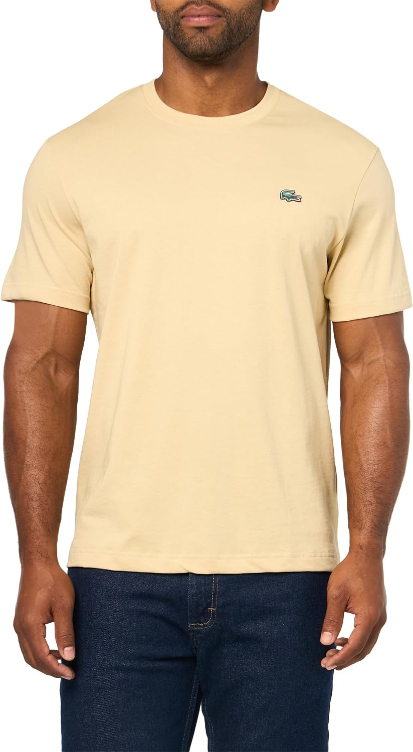 Men's White Short Sleeve T-Shirt, Cotton Blend Fabric - Image 15