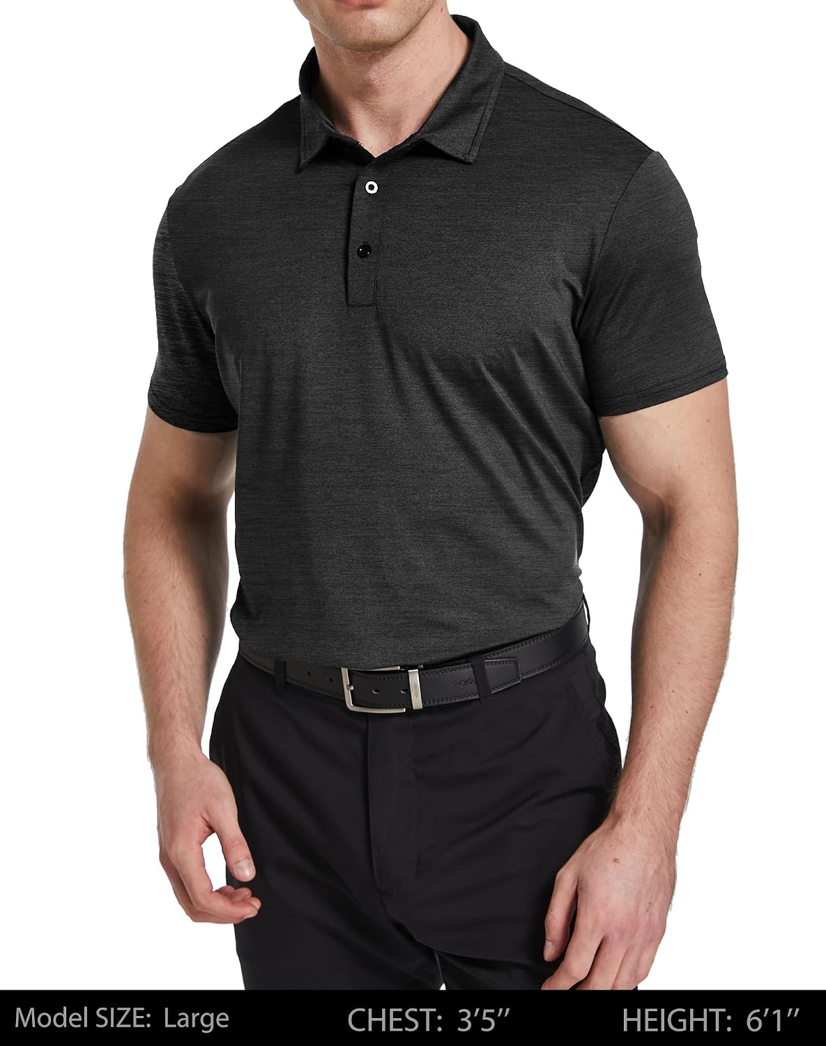 Men's Collared Short Sleeve Performance Polo Shirt, 6-Pack - Image 10