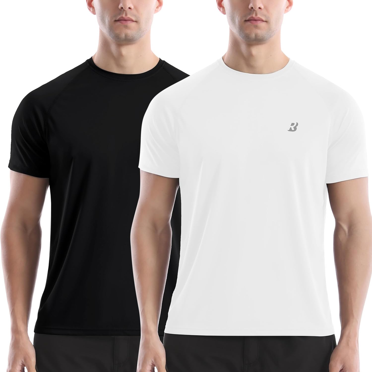 Men's Short Sleeve Rash Guard, Quick Dry Sun Protection Top - Image 25