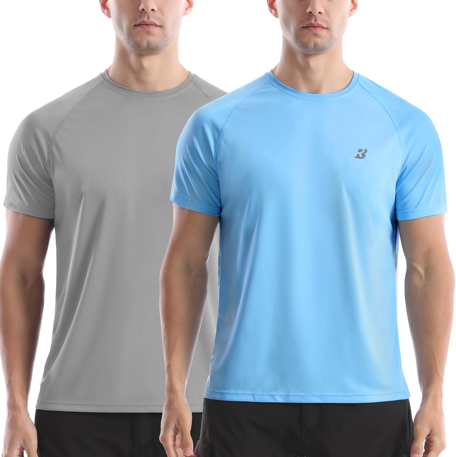 Men's Short Sleeve Rash Guard, Quick Dry Sun Protection Top - Image 16