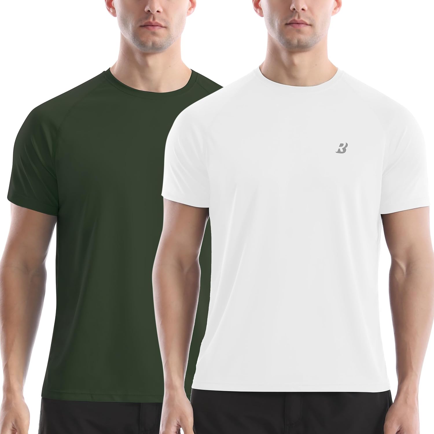 Men's Short Sleeve Rash Guard, Quick Dry Sun Protection Top - Image 23