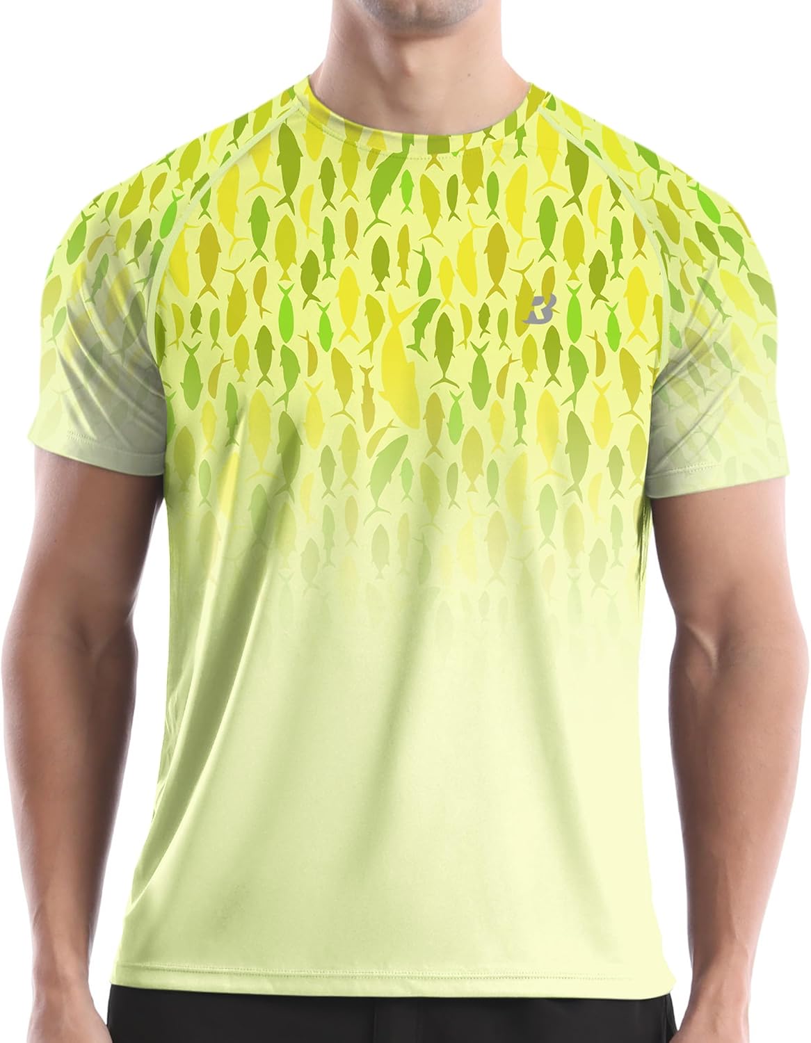 Men's Short Sleeve Rash Guard, Quick Dry Sun Protection Top - Image 11